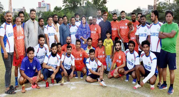 উল্লাস কাপ উদ্বোধনী খেলায় ২ গোলে জয়ী দিনার একাদশ