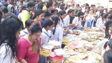 বিদ্যানিকেতন স্কুলে দেশীয় পিঠা উৎসব